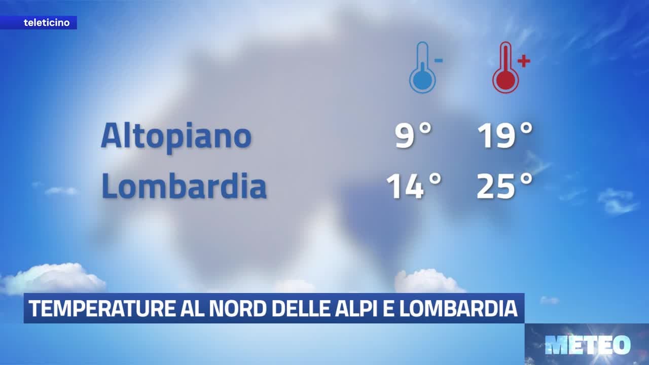 Meteo del 4 giugno 2026