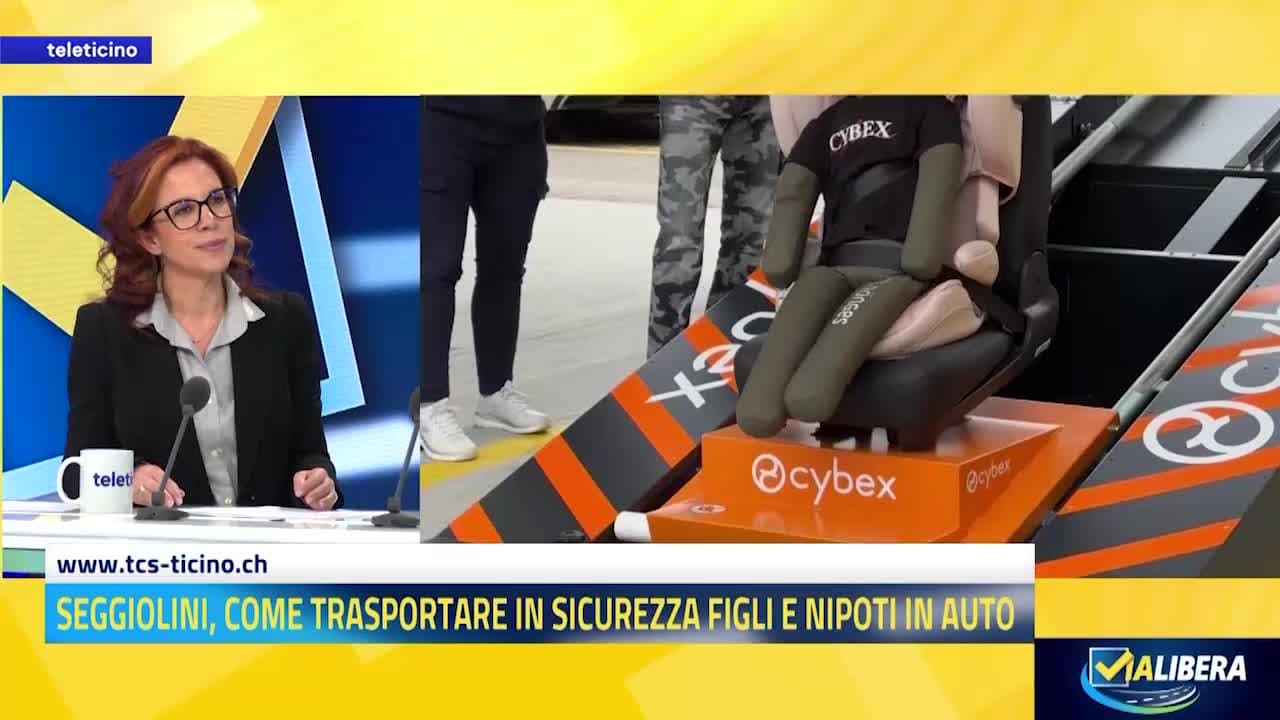 Vialibera del 20 maggio 2026 - Giornata dei seggiolini per genitori. Come trasportare in sicurezza figli e nipoti in auto?