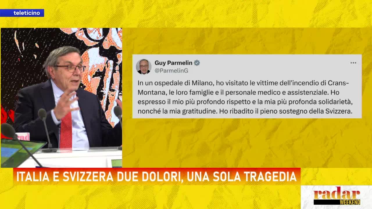Radar del 6 febbraio 2026 - ITALIA E SVIZZERA DUE DOLORI, UNA SOLA TRAGEDIA