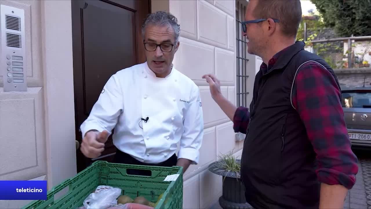 Albrici in 8 minuti - Frutta e verdura candita in accompagnamento ad un tagliere di salumi del territorio