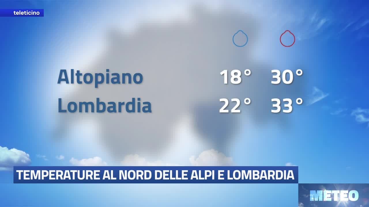 Meteo del 15 luglio 2026