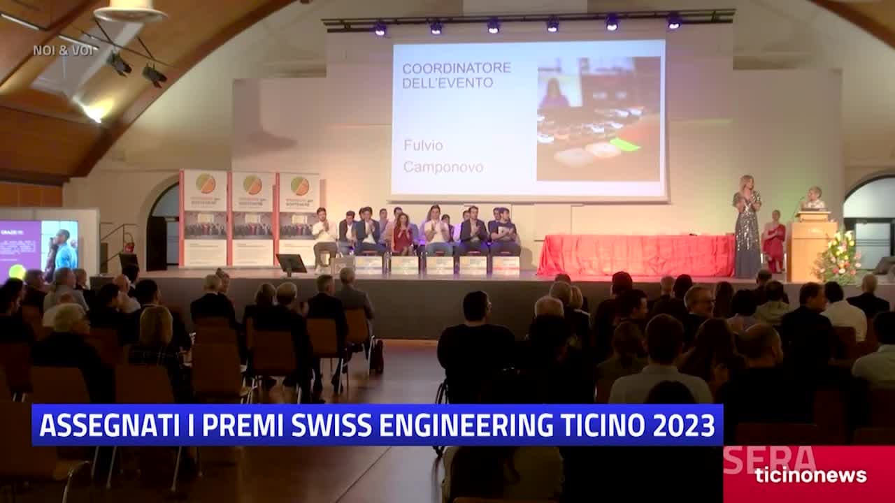 NOI & VOI - ASSEGNATI I PREMI SWISS ENGINEERING TICINO 2023