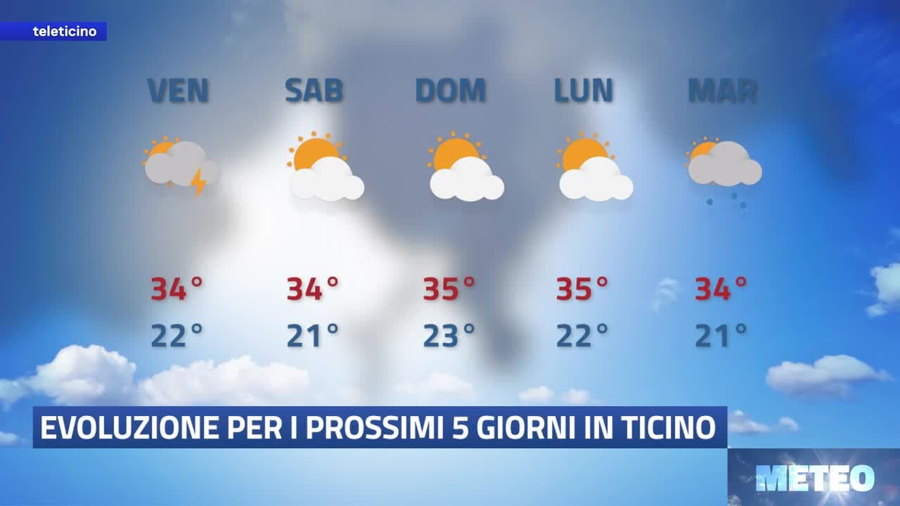 METEO del 29 luglio 2026