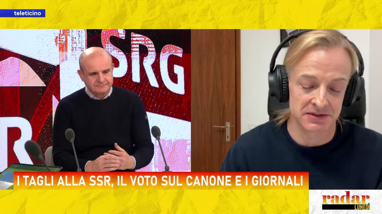 Radar del 24 novembre 2025 - I TAGLI ALLA SSR, IL VOTO SUL CANONE E I GIORNALI