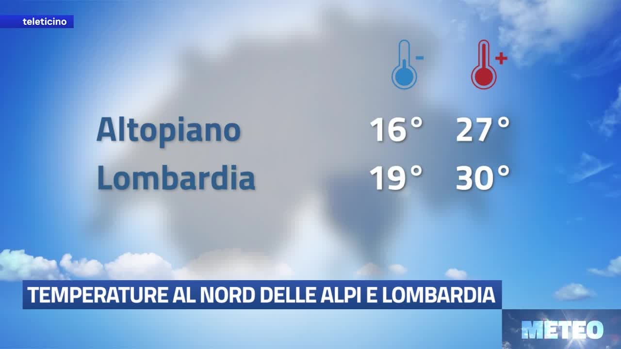 Meteo del 25 agosto 2026