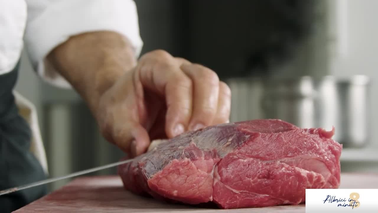 Albrici in 8 minuti - Carpaccio di aletta di manzo bollita