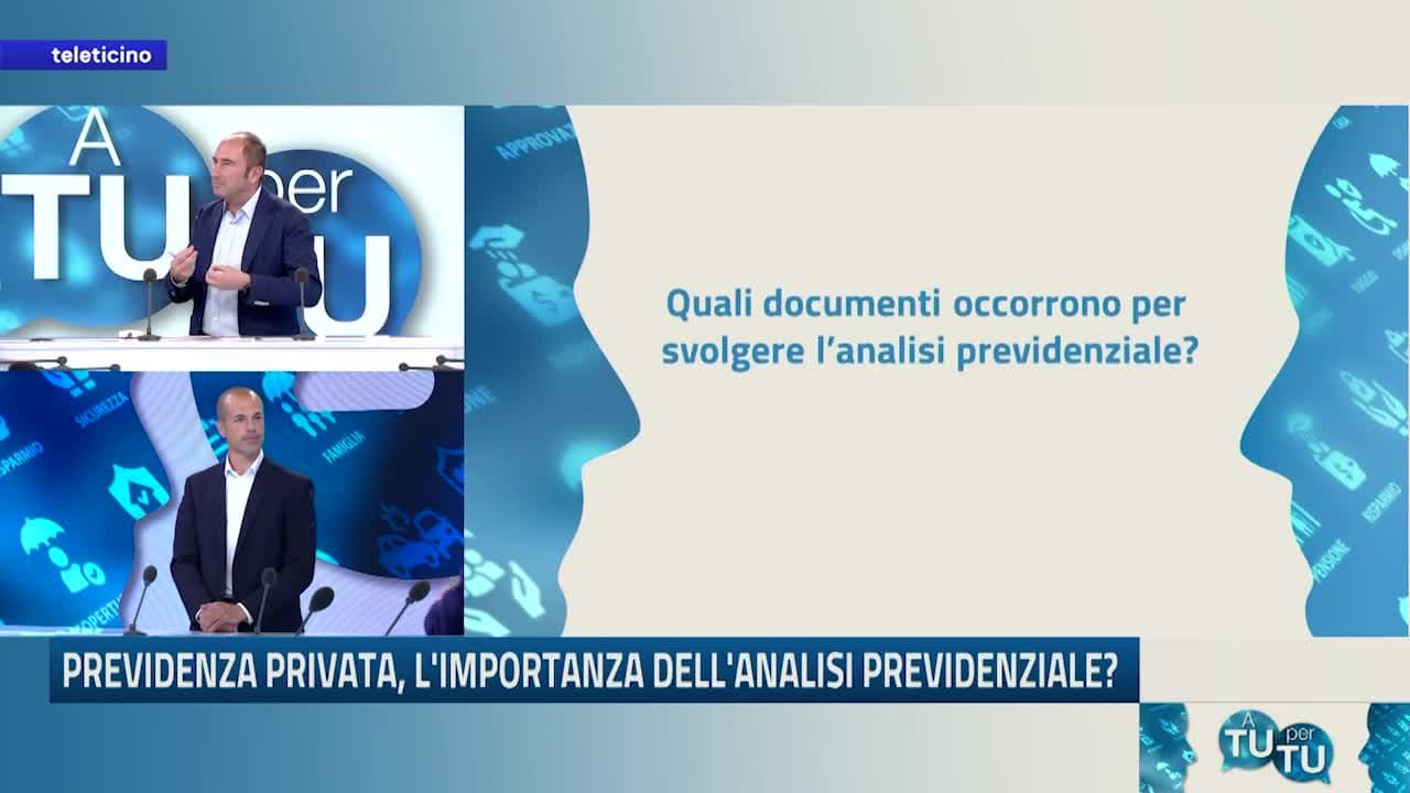 A TU PER TU - L’importanza dell’analisi previdenziale - 19.11.24